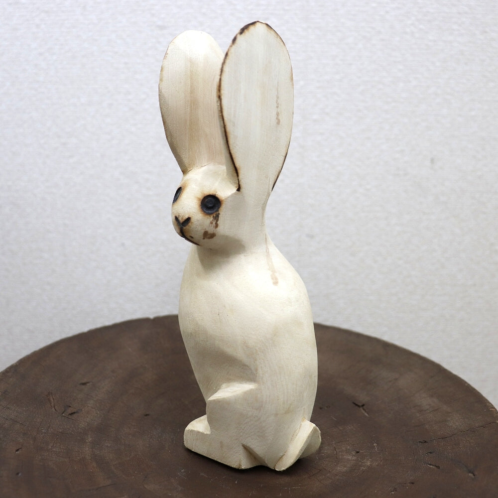 木彫動物 うさぎ ジンバブエ製 | マンゴロベ