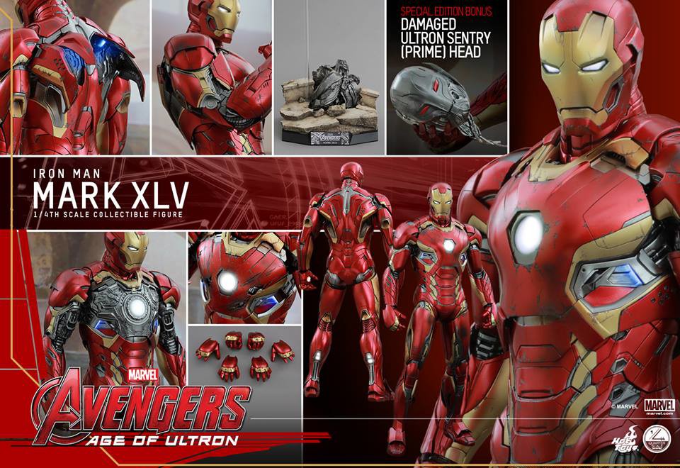 Hot Toys Iron Man Mark 45 Quarter Scale Figure! - Marvel Toy News