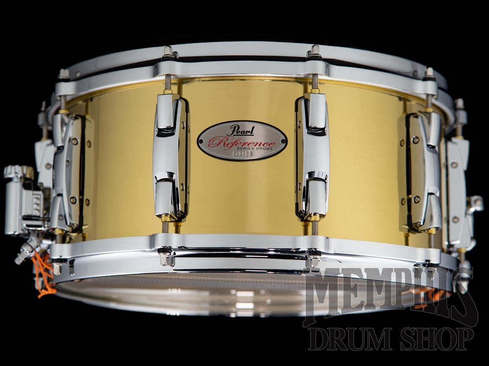Pearl 14x6.5 Reference Brass Snare Drum (RFB-1465) – Memphis Drum Shop