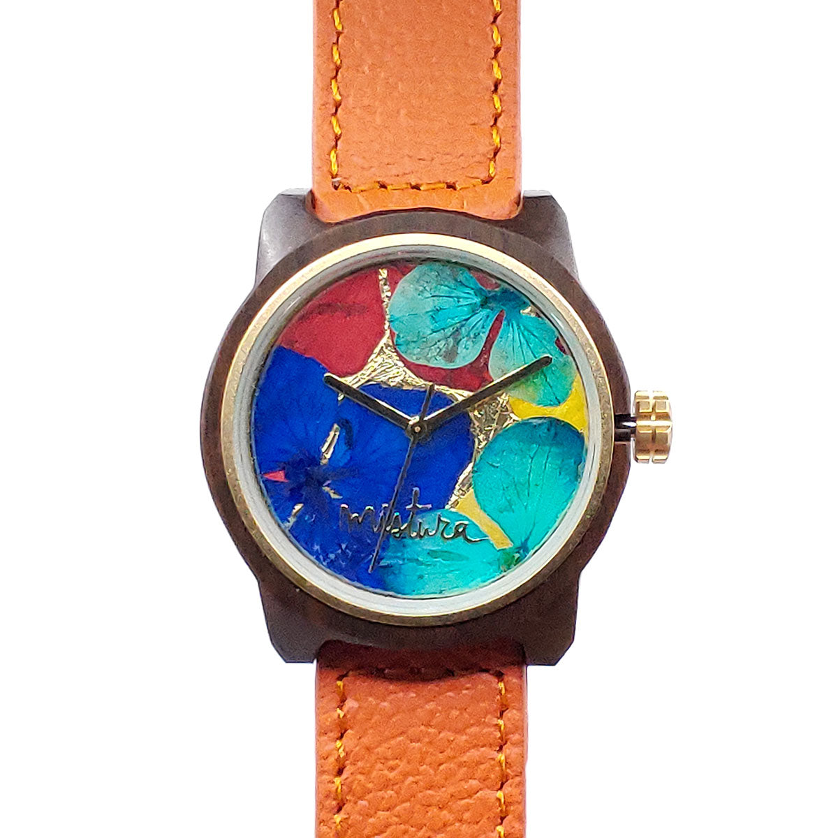 Marco Floral Watch Orange – Mistura Timepieces