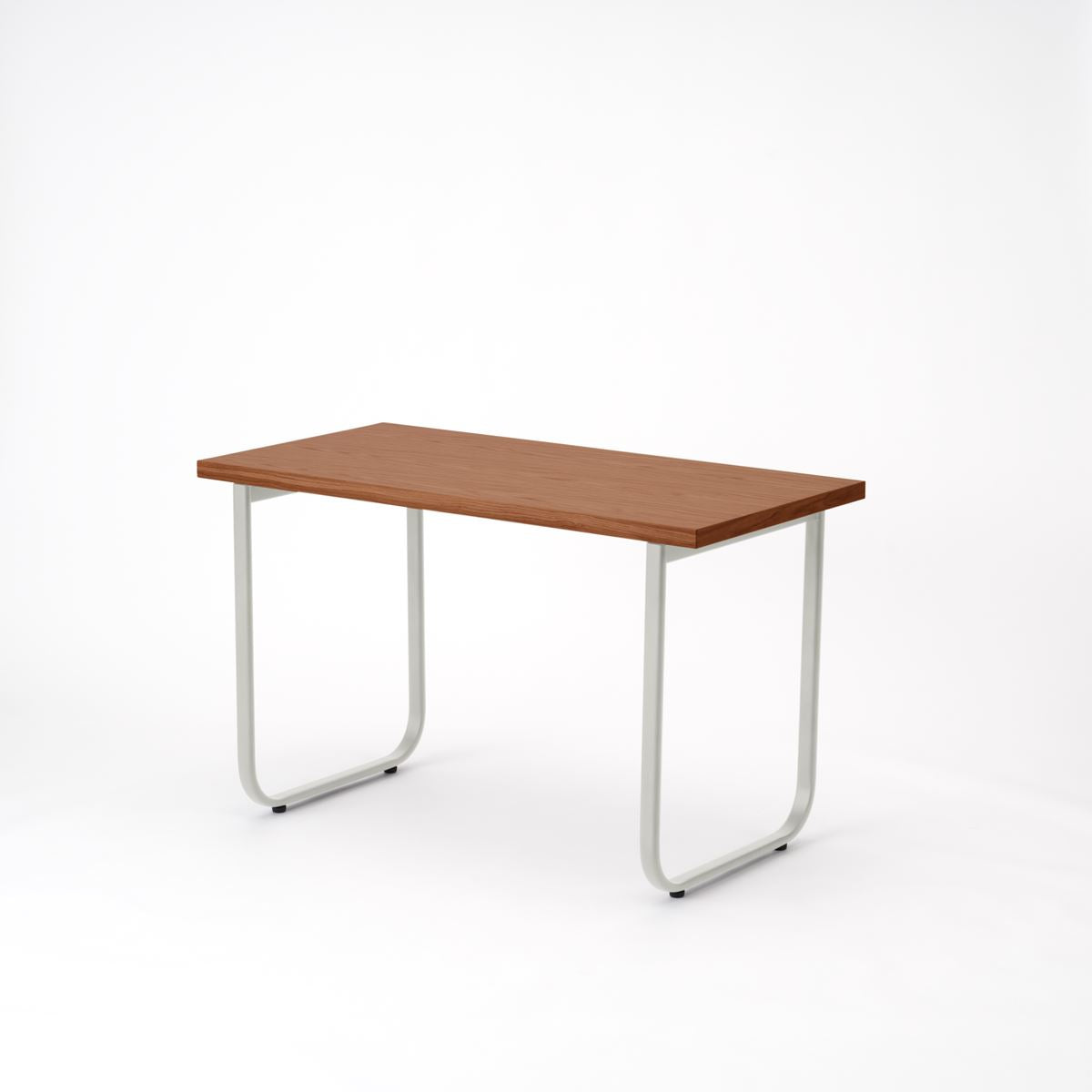 ENEN(エネン) KUUM Table W1200×D600 オーク突板ブラウン 鉄脚オーバル