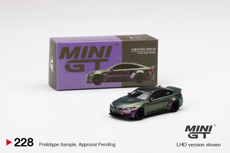 228 - LB☆WORKS BMW M4 Purple-Green Metallic – Modelmatic