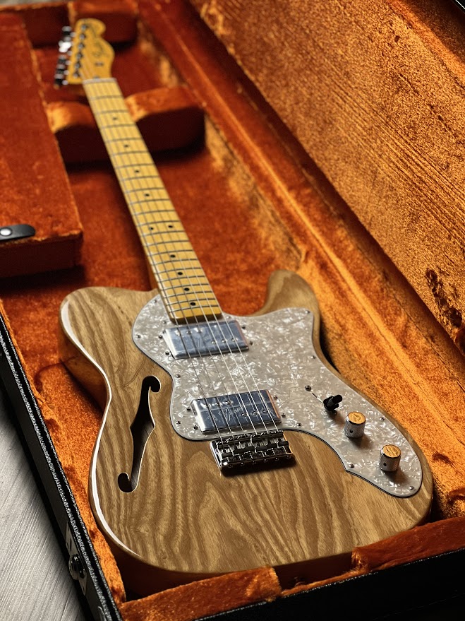 Fender American Vintage II 72 Telecaster Thinline Maple FB In Aged