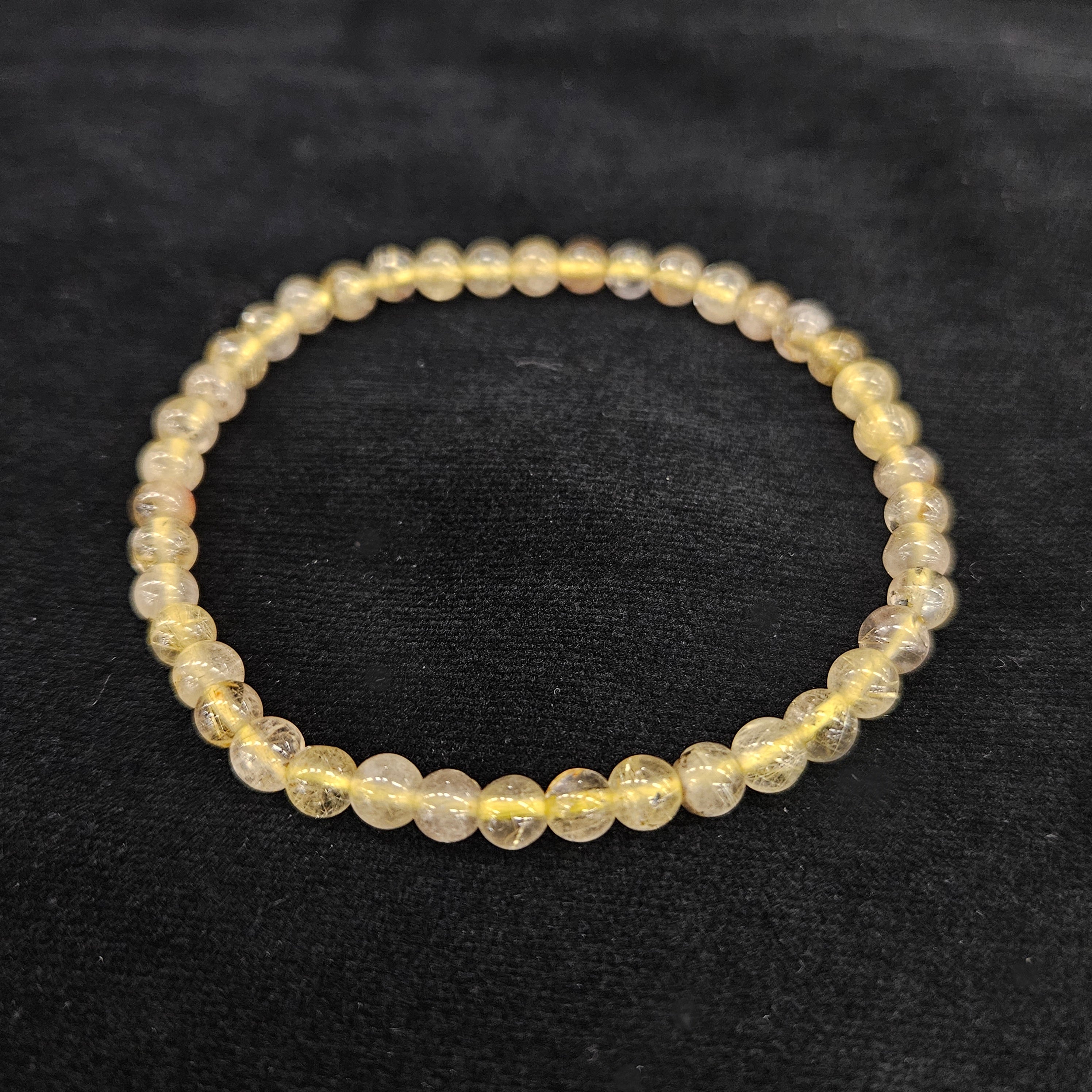 ルチルクォーツ - ブレスレット4〜5mm - 天然石 - 開運 – STONEMARKET