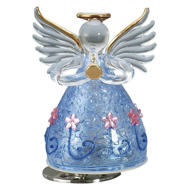 YA392】✽ 小花シリーズ ✽ ガラス天使オルゴール – オルゴールギャラリー