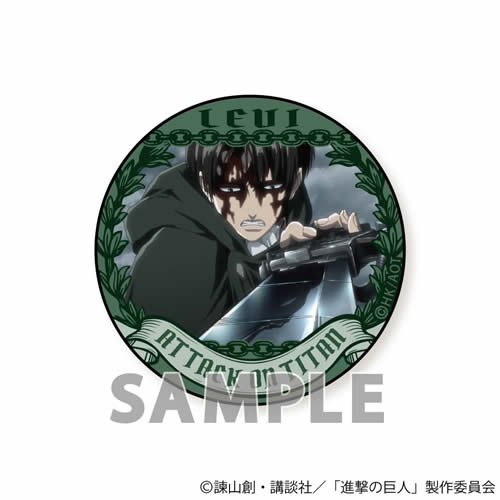 進撃の巨人 トレーディング缶バッジスペシャル リヴァイスペシャル