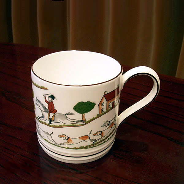 ウェッジウッド（Wedgwood）ハンティングシーン マグカップ タンカード