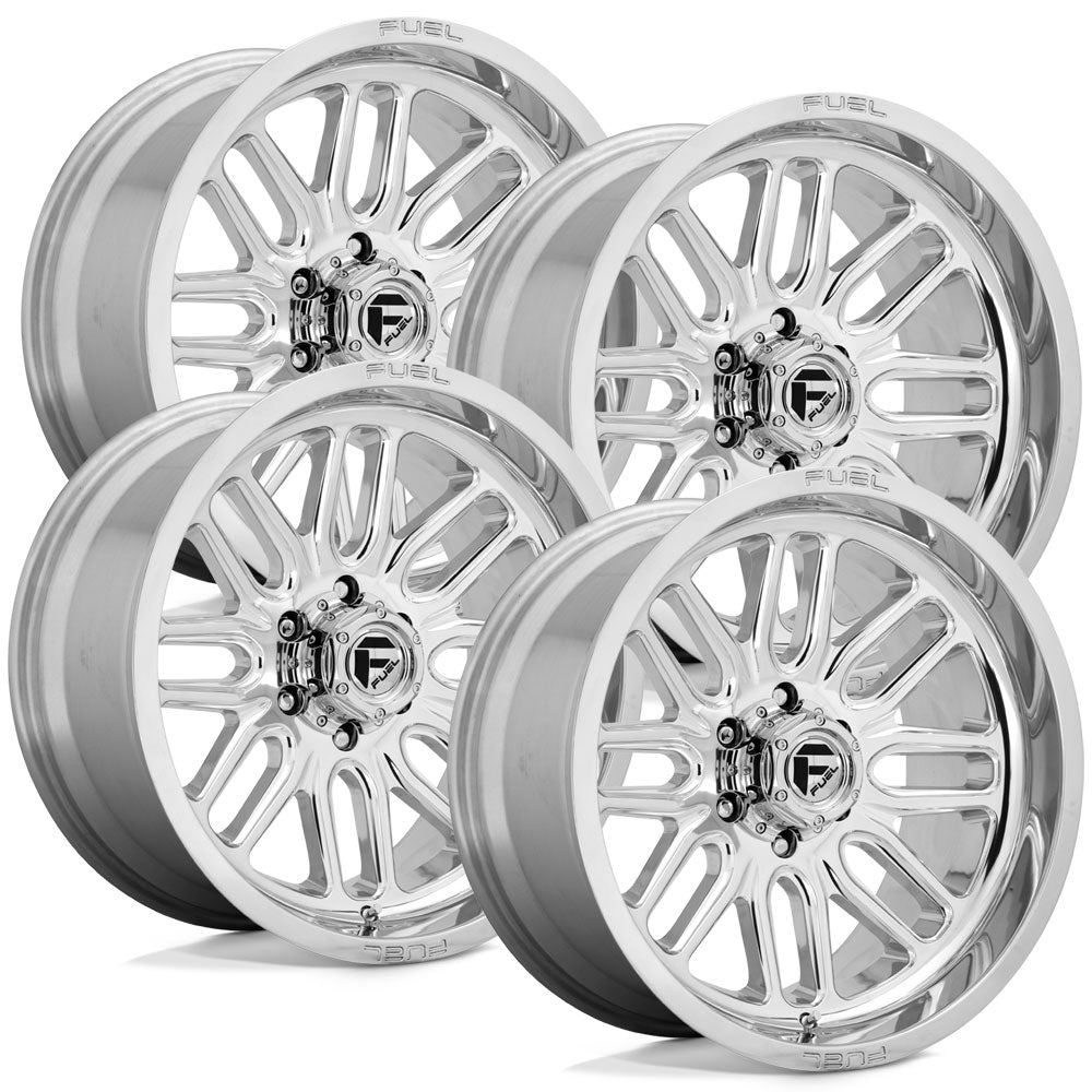 Fuel Ignite D721 Polished Aluminum Ford SRW Wheel Kit (8x170