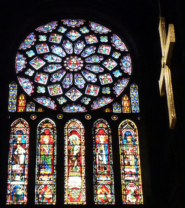 シャルトルのノートルダム大聖堂 -13 :: 「みきBLOG」 ステンドグラス