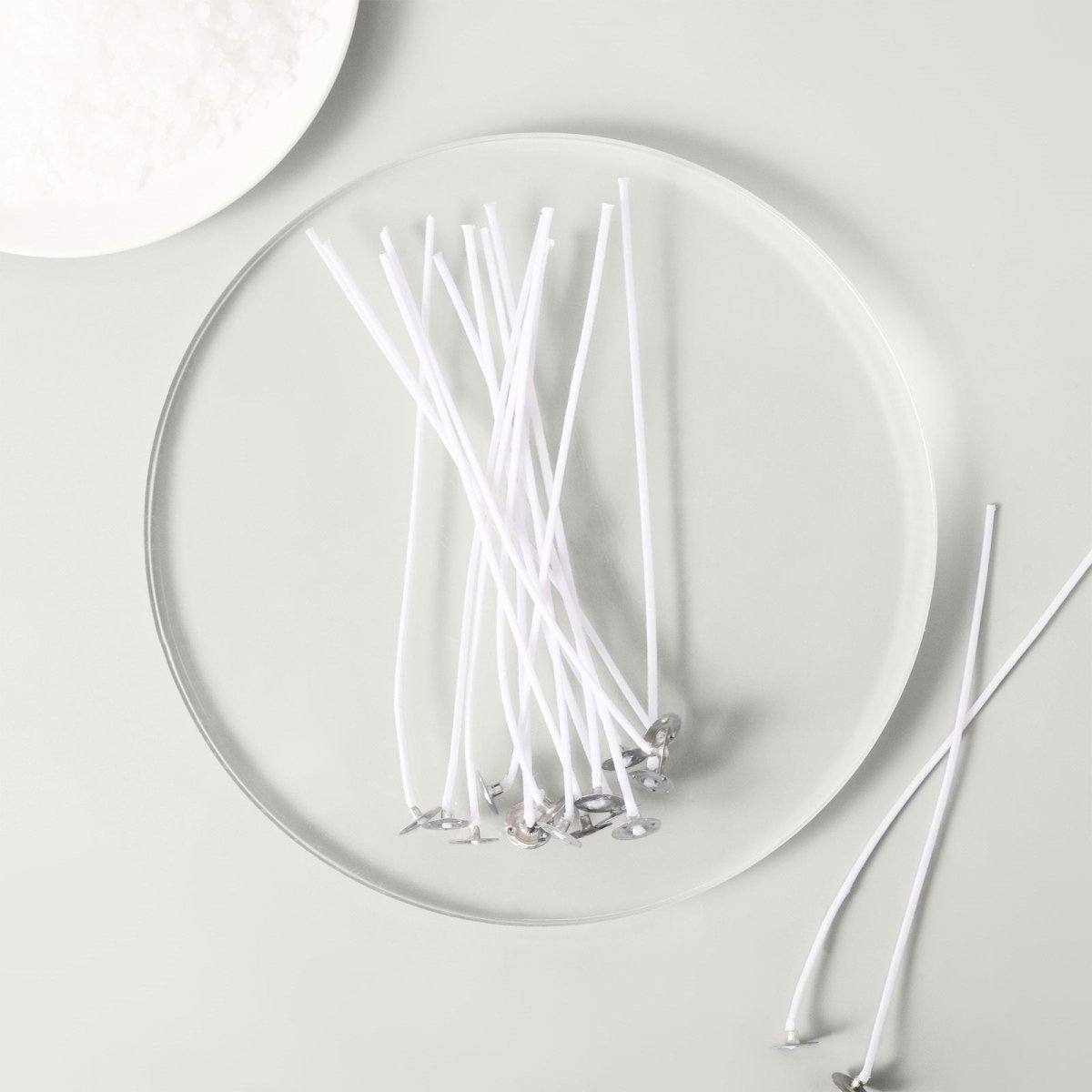 27 Ply Premium Candle Wick LX Pretabbed & Pre-Waxed - Candle Wick