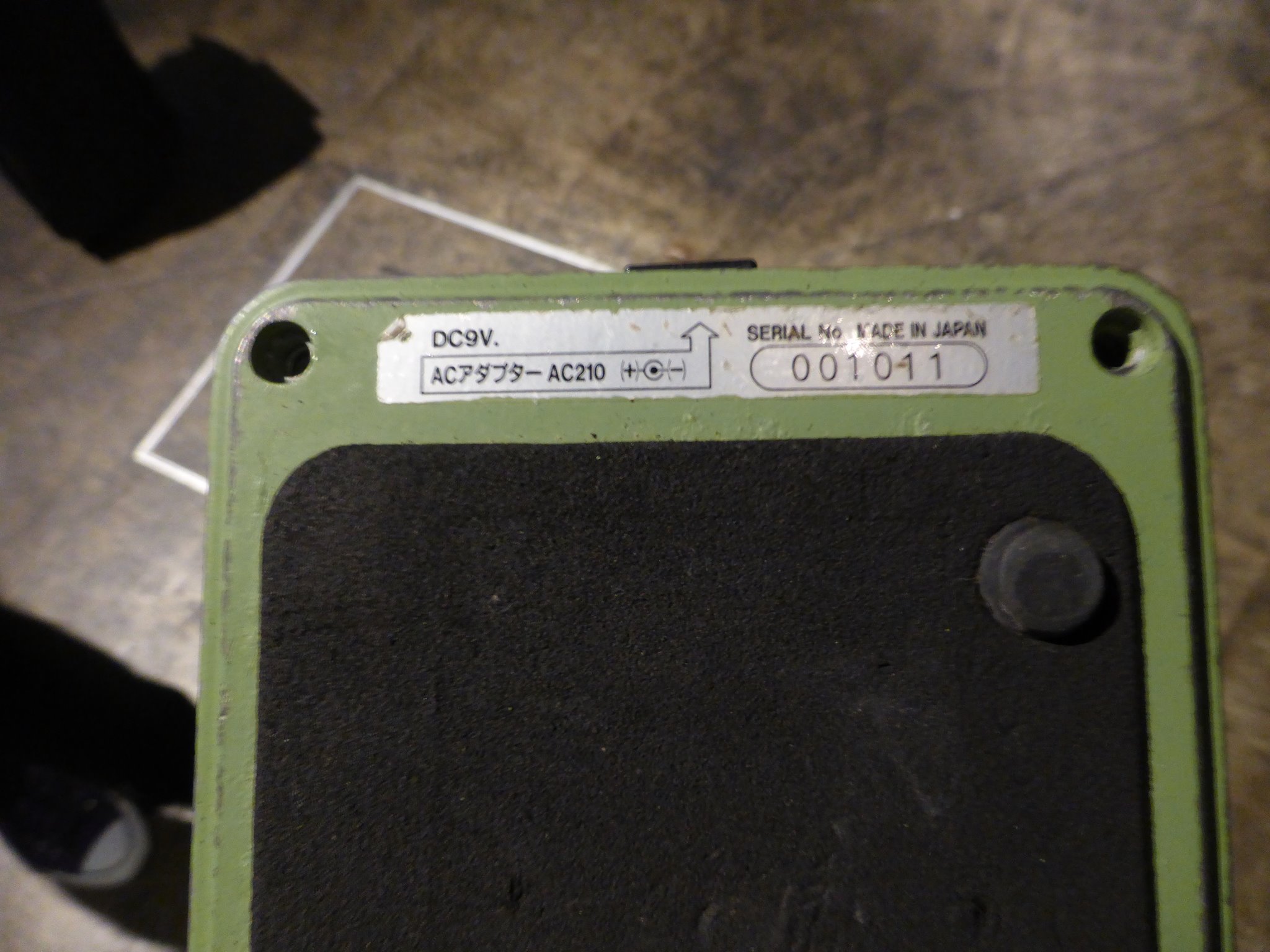 downyギター＆ボーカル青木ロビン氏使用機材 Maxon OD-880