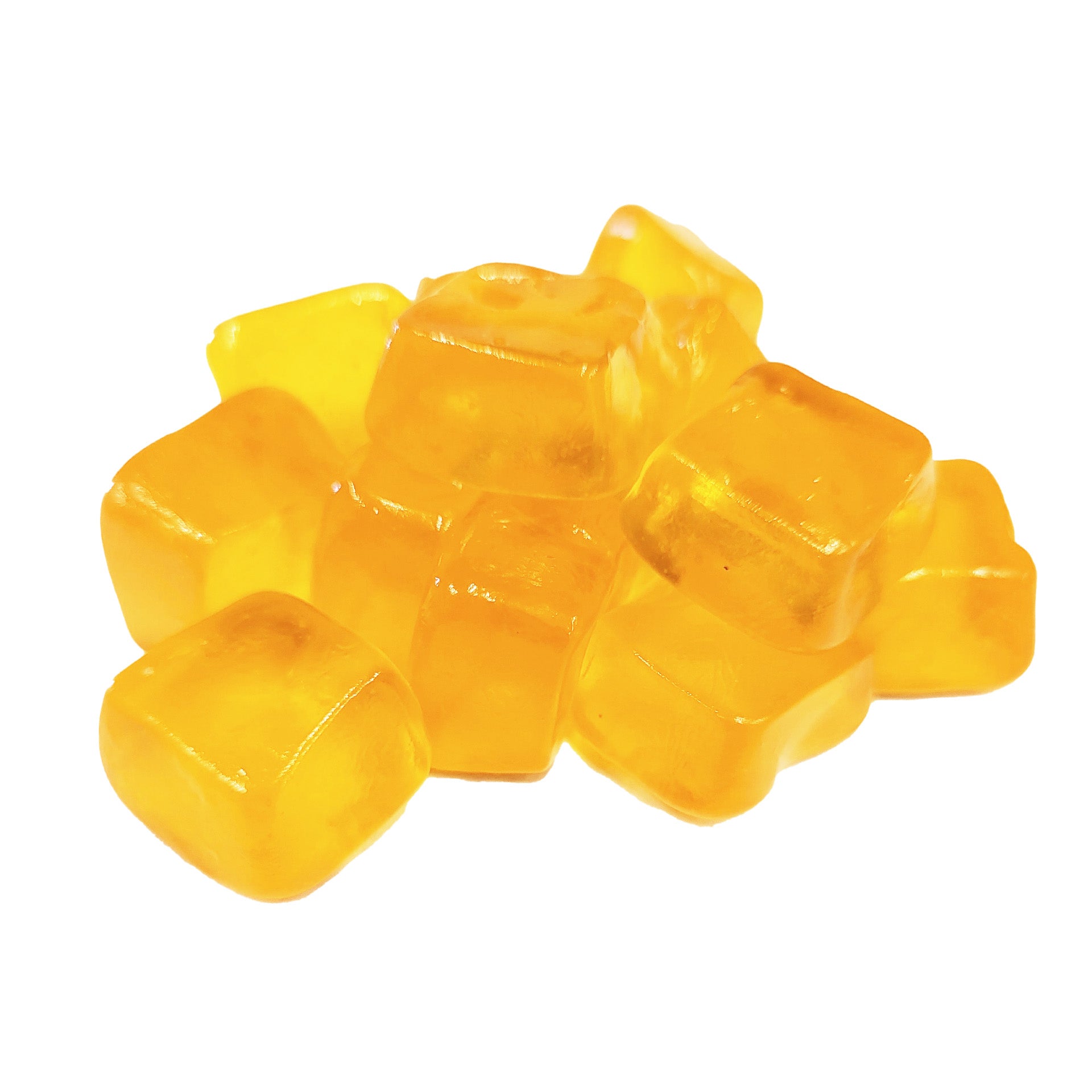 Melt & Pour Pineapple Gummy Cubes | Bulk Yellow Gummy Cubes