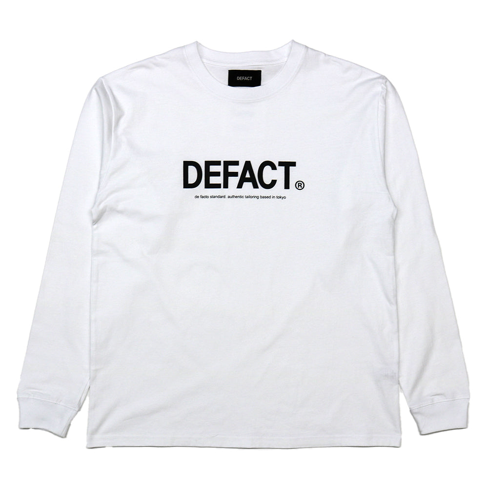 DEFACT L/S TEE [White]