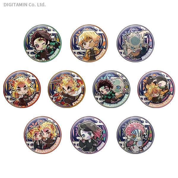 ぴた！でふぉめ 鬼滅の刃 無限列車編 缶バッジ （1BOX） – DINER&YUTAS