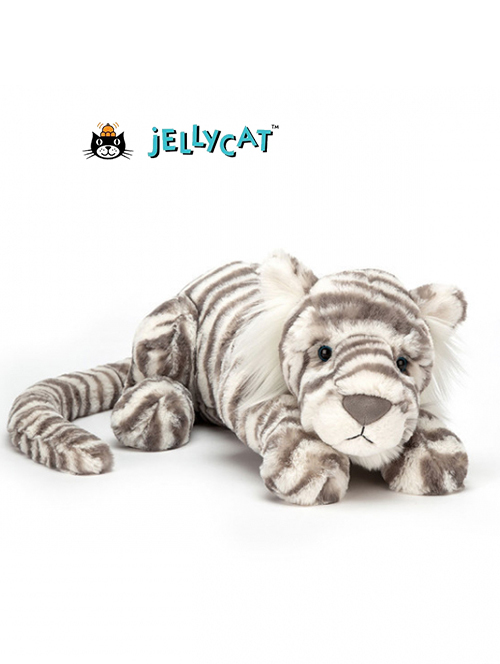Jellycat Sacha Snow Tiger ジェリーキャット スノータイガー 白いトラ