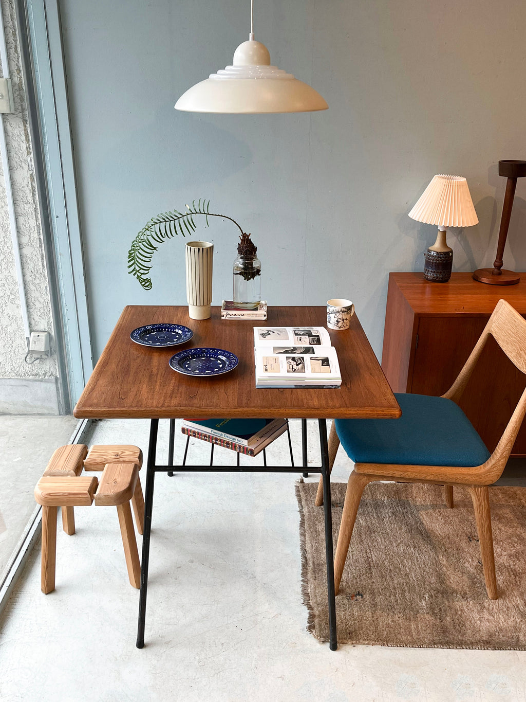 古材 リメイクテーブル デスク アイアンレッグ チーク材/Old Lumber