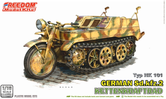 Freedom Model Kits | 16001 1/16 ドイツ軍 Sd.kfz.2 ケッテンクラート
