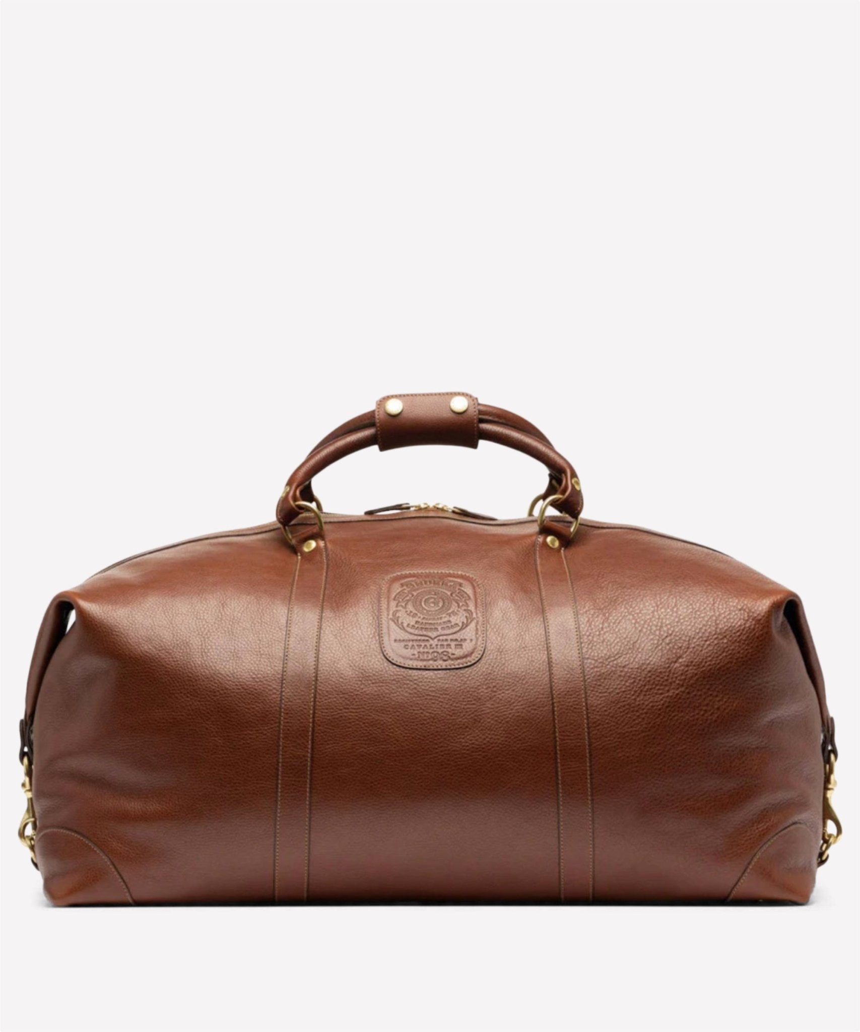 Cavalier III No. 98 | Vintage Chestnut Leather Duffle Bag | Ghurka