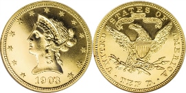 アンティークコイン アメリカ 10ドル金貨リバティヘッド1907 Liberty