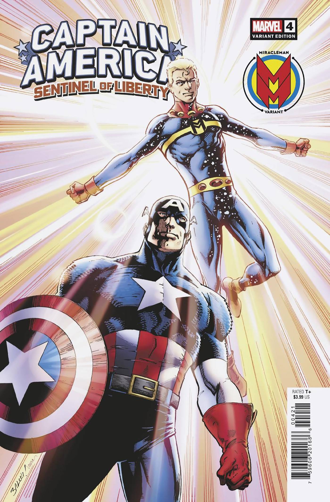 Captain America Sentinel Of Liberty #4 B Mark Bagley Miracleman