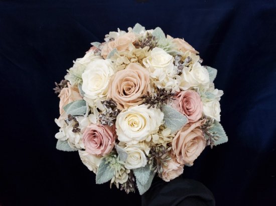 プリザーブドフラワー】ラウンドブーケ（アンティーク） – HananoMao