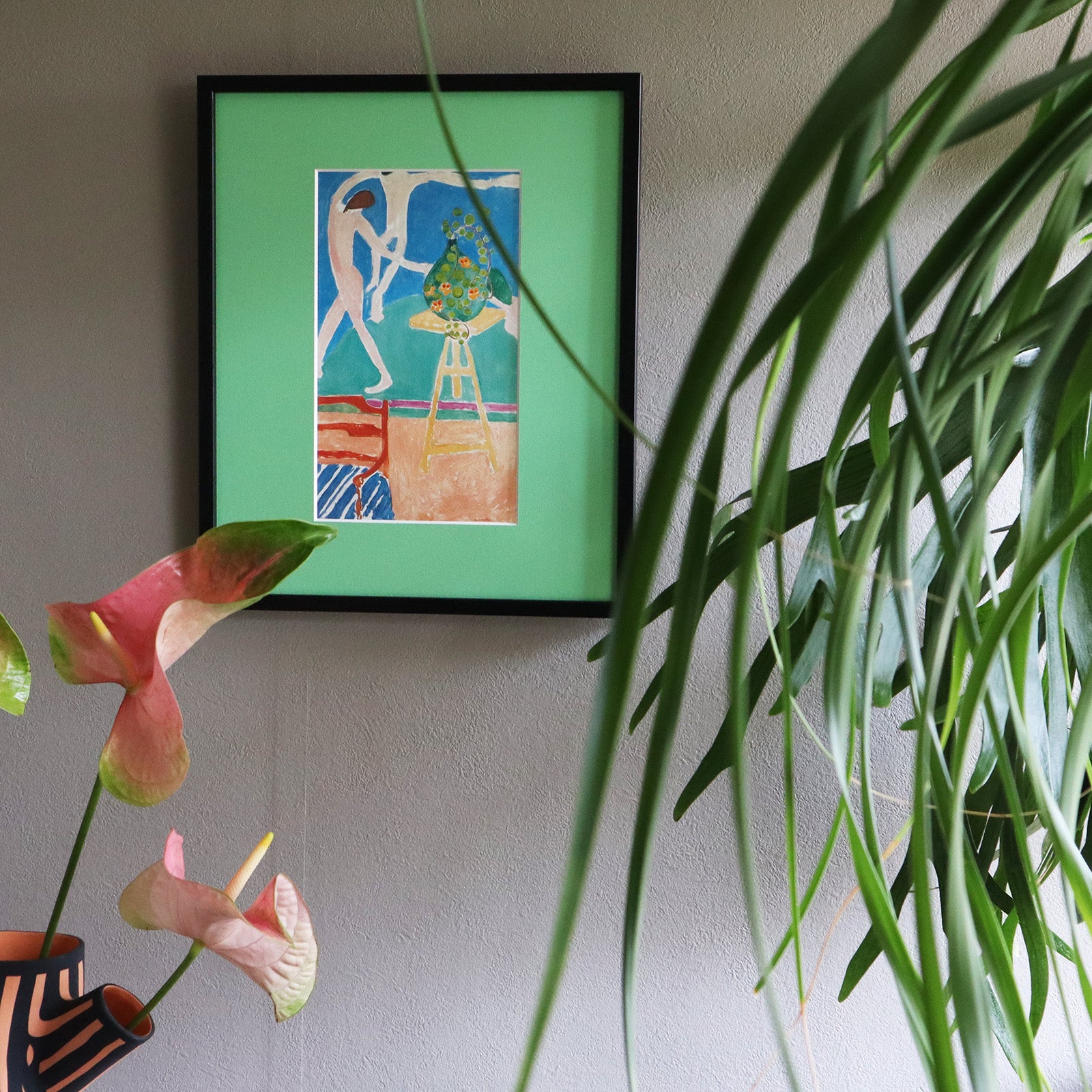 アンリ・マティス 「ナスタチウムとダンス」アートポスター（フレーム