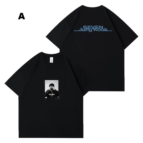 BTS JUNGKOOK SEVEN DEBUT SINGLE T-SHIRT – IDOLS FASHION