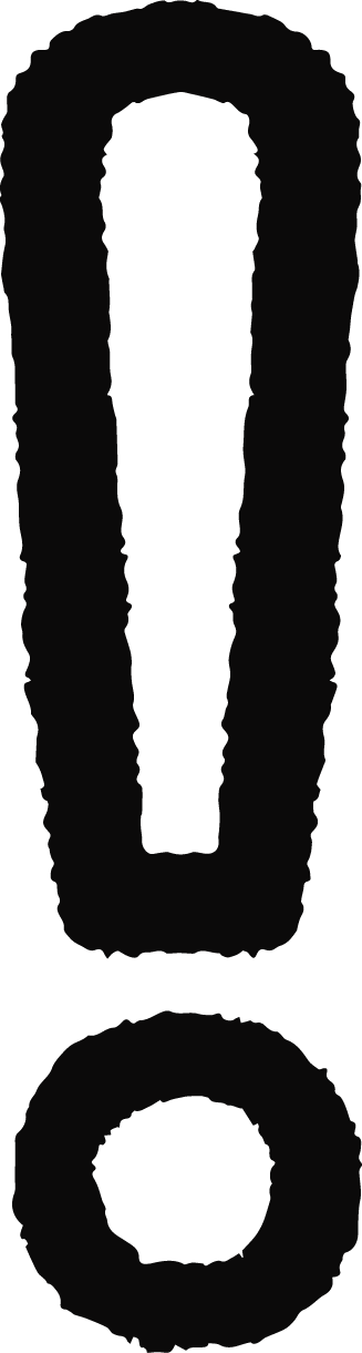 ビックリマーク・感嘆符のイラスト | かわいい無料イラスト素材