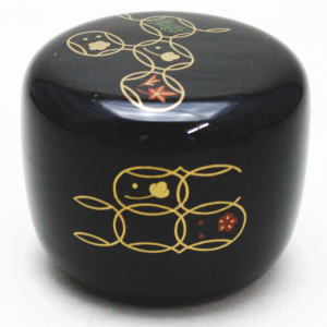 茶器/茶道具 香合】 白粉解 （おしろいどき） 四季七宝紋 岩倉隆斎作