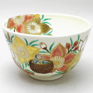 茶器/茶道具 抹茶茶碗 御伽噺】 桃太郎 井川和夫作（燦光窯） – 今屋静香園