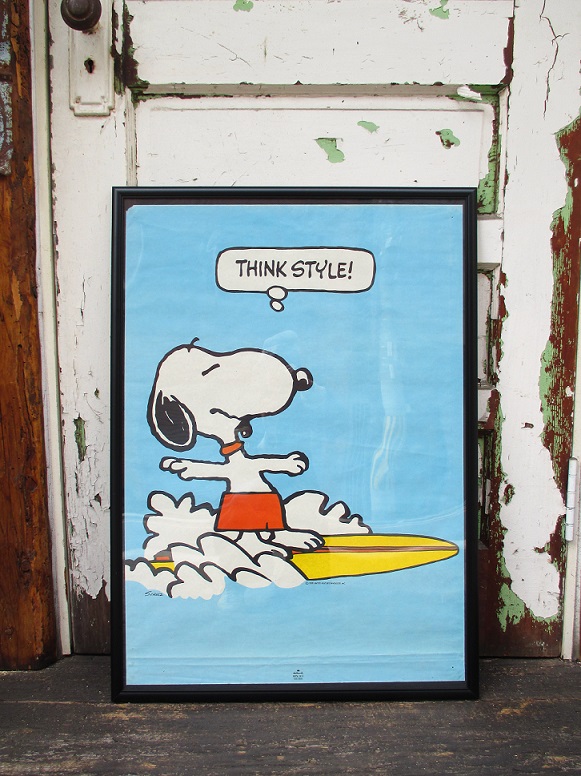 50'sヴィンテージポスタースヌーピーデッドストックSCHULZ 1958
