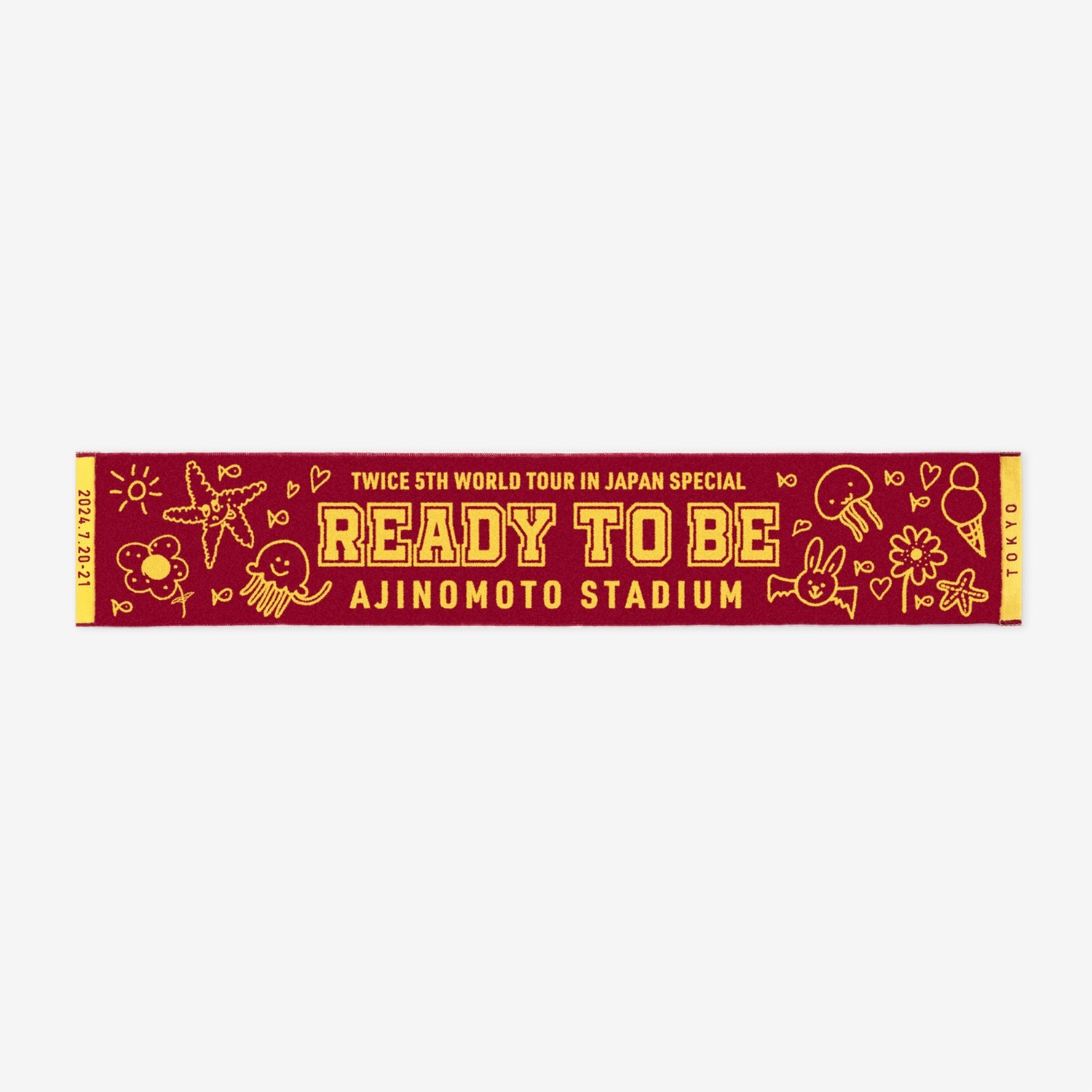 MUFFLER TOWEL Designed by TWICE【AJINOMOTO STADIUM】/ TWICE『READY
