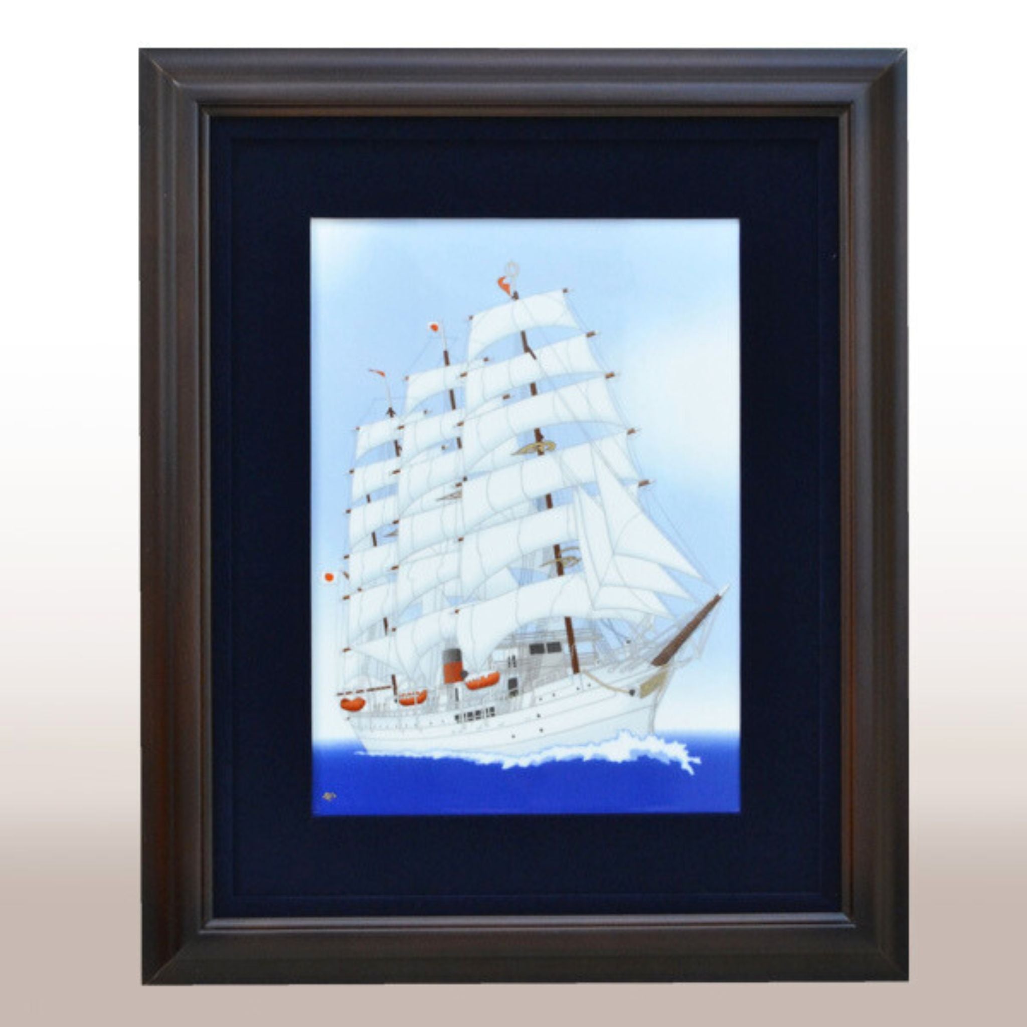 有田焼 | 陶額 | 帆船 | 香蘭社