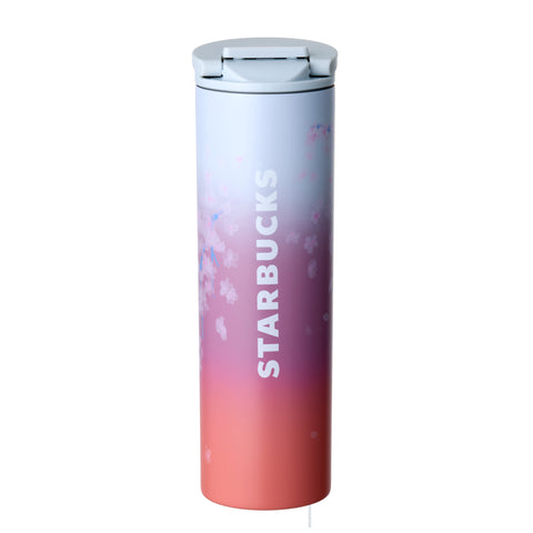 Starbucks Sakura 2025 Stainless Steel Bottle Orange Gradation