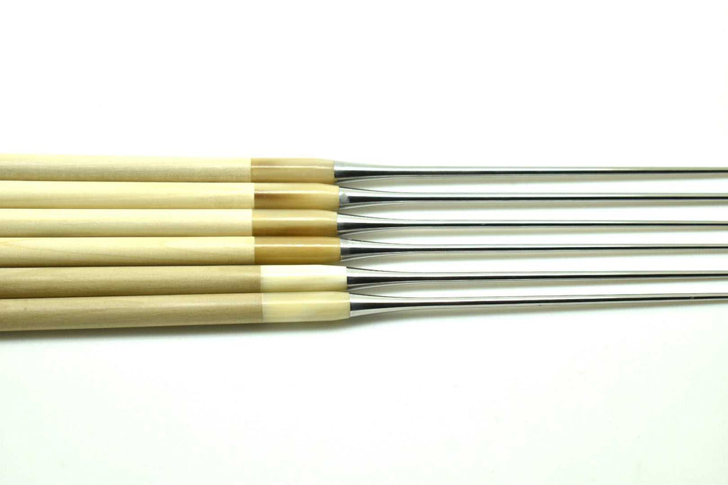 調理用高級ステンレス盛箸【水牛丸柄・白】紙箱付 – YuiSenri