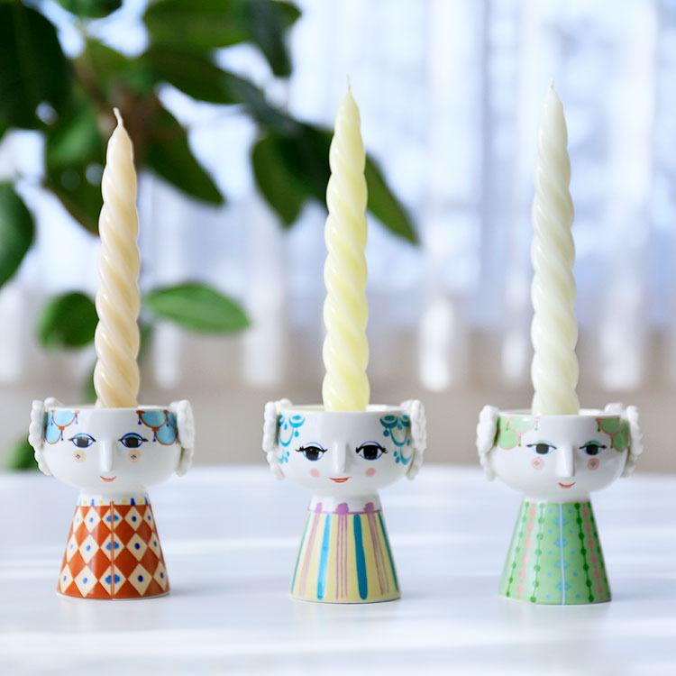 エヴァ キャンドルホルダー 北欧 9.5cm 磁器 Eva Vase BJORN WIINBLAD