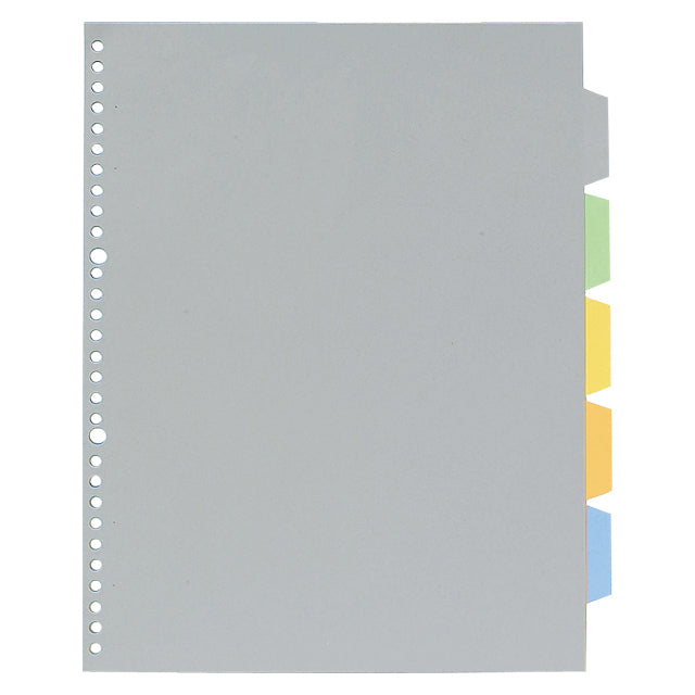 キングジム公式ストア 透明ポケット用カラーインデックス(多穴) 7907P
