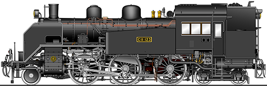 C11形 蒸気機関車