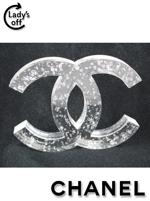 シャネル[CHANEL] ディスプレイ クリア×ラメ COCOマーク 置物 | 買取