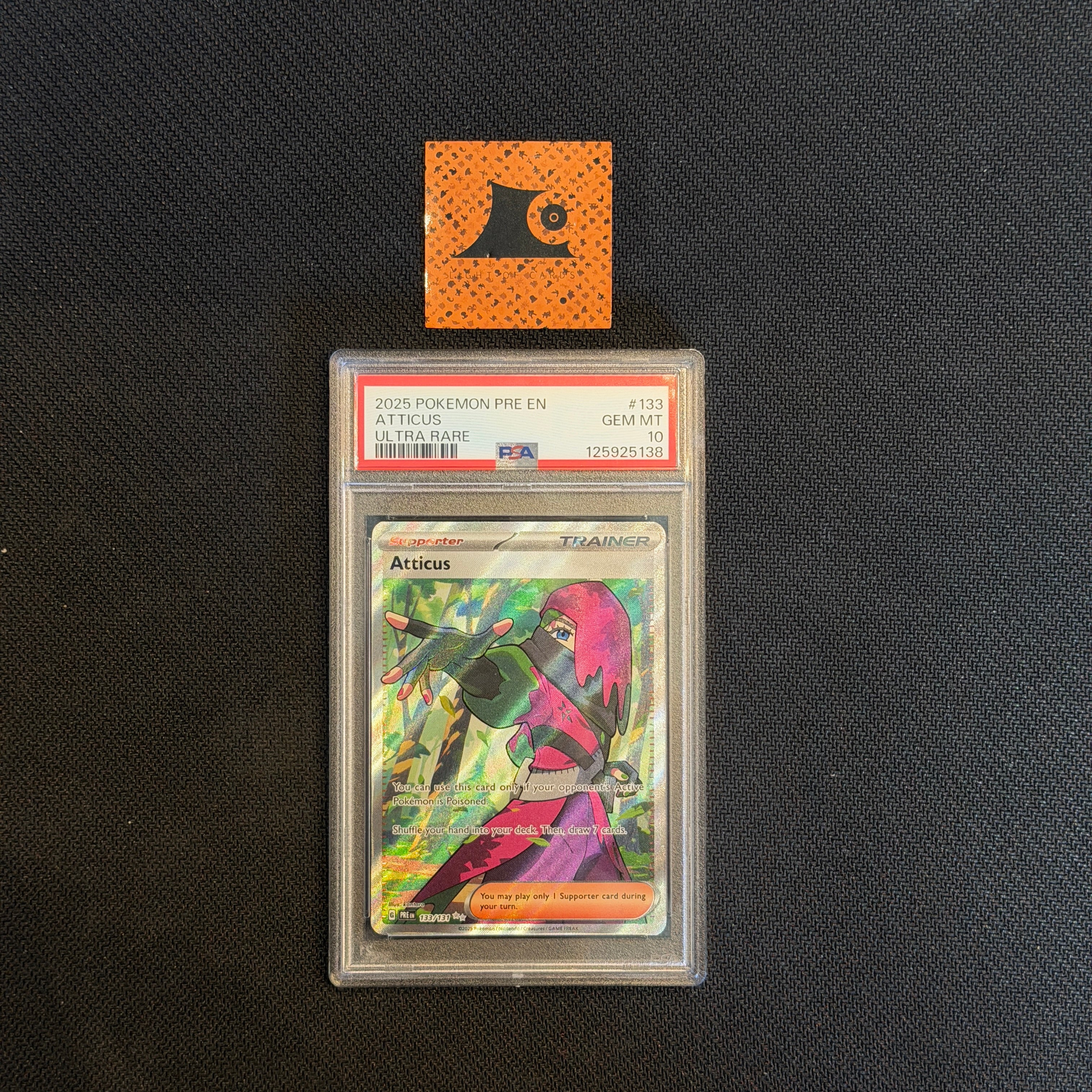 PSA 10] Pokemon TCG - Atticus - Trainer - 133/131 - Prismatic