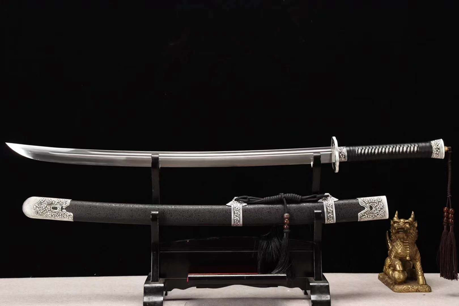 26寸雁翎刀- 龙泉刀剑网_传统宝剑_手工菜刀_武士刀_清剑_唐剑_厂家官网