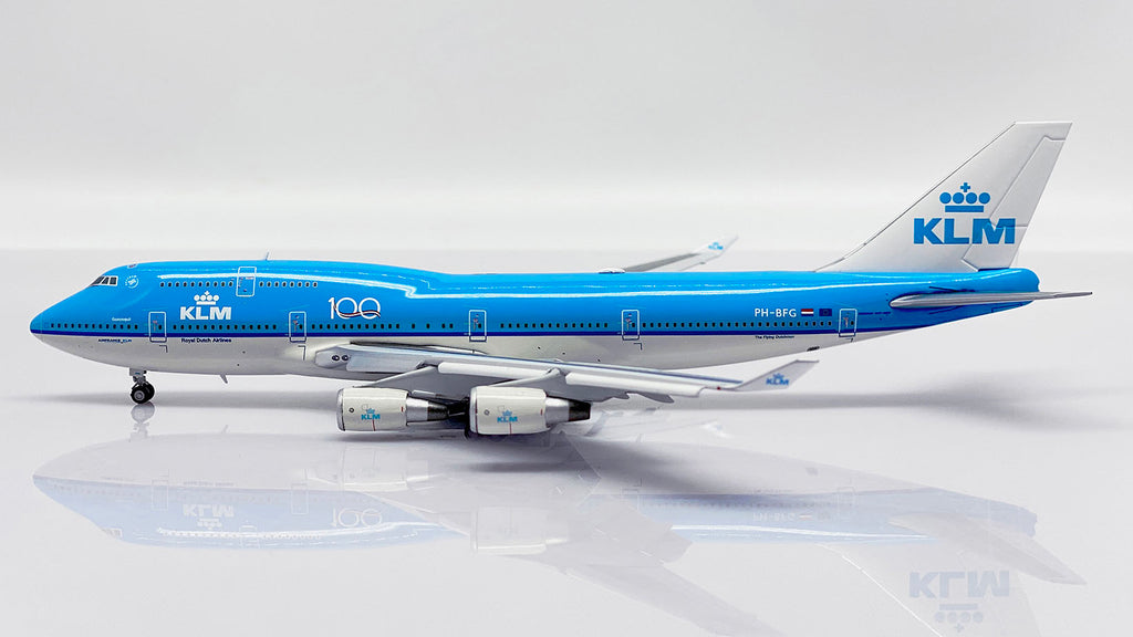 KLM Boeing 747-400 Flaps Down PH-BFG 100th Anniversary With