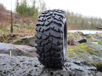 PIT BULL ROCK BEAST 1.9 SCALE RC TIRES W/2 STAGE FOAM 2pcs - Pit