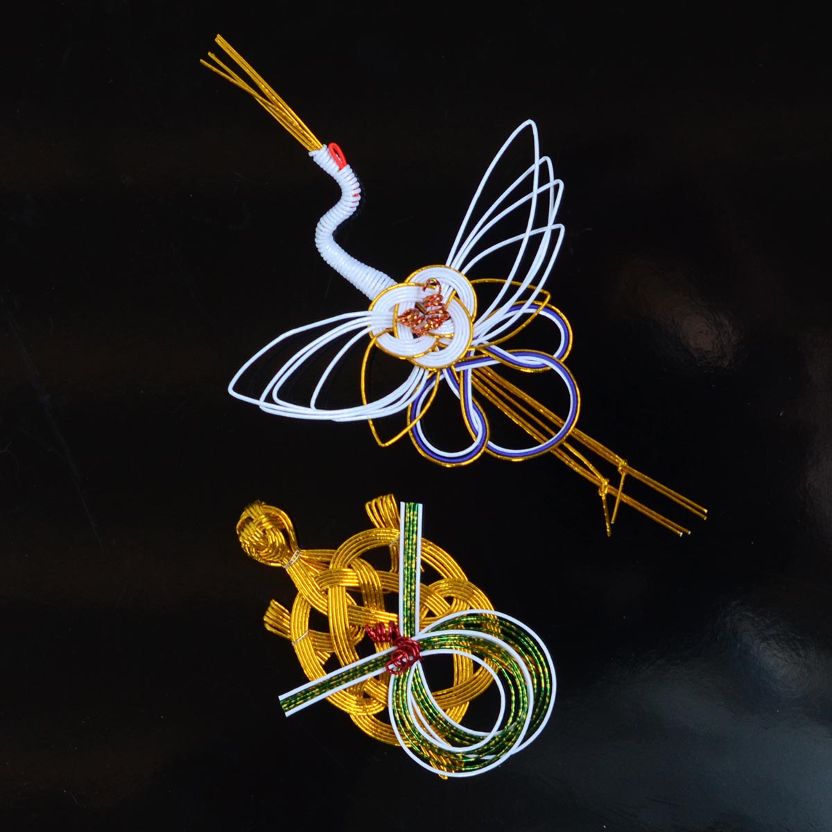 金脚 水引鶴亀ペア3組6個セット – 【ONLINE SHOP 本店】Queen Ann