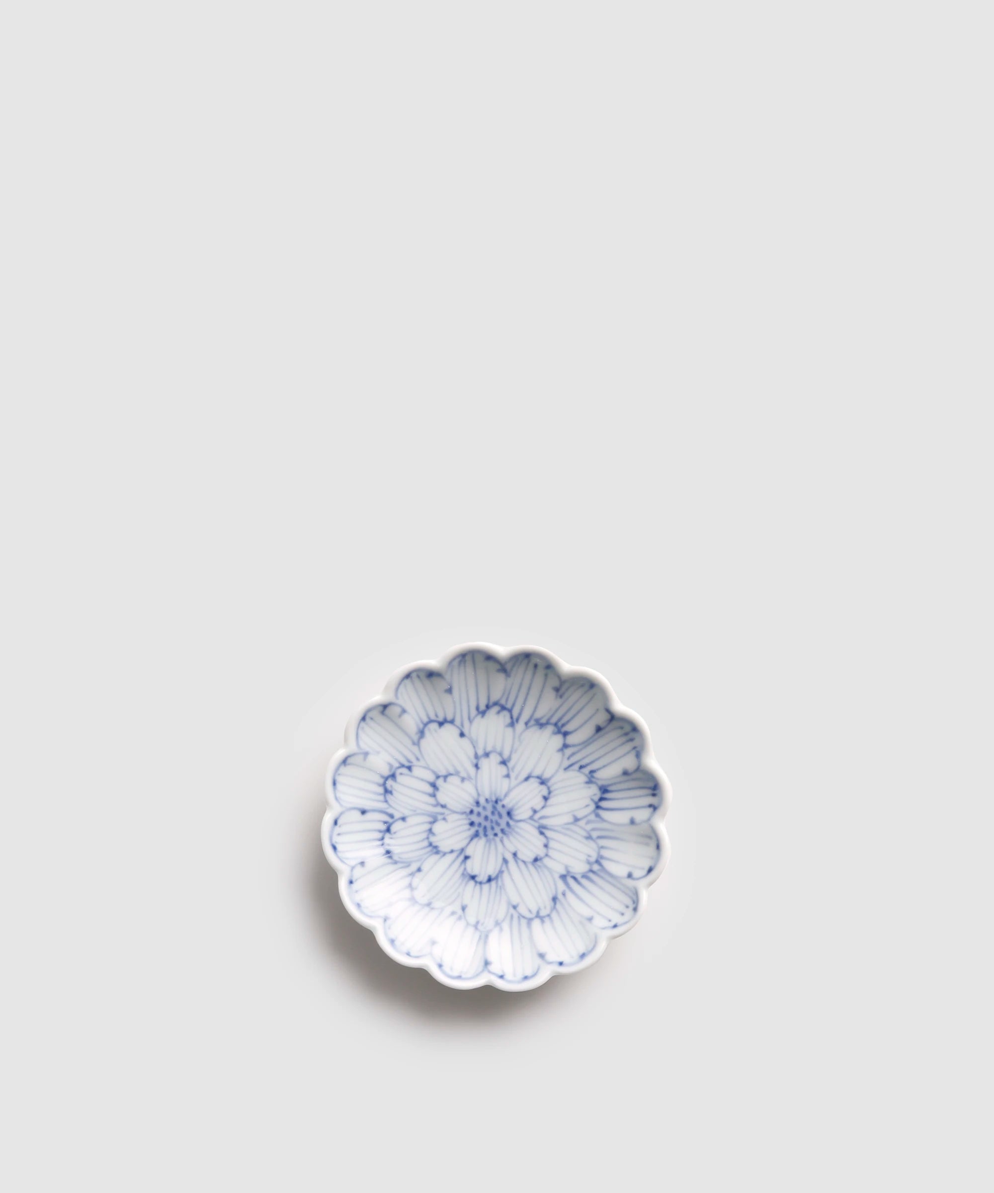 有田焼 福珠窯 銀彩染付 3.3寸段入 小皿（5枚セット） シックでモダン