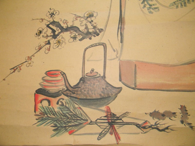 谷文晁 正月之図：掛軸 | 野崎淳之介 『玉石混淆 美術館』 blogsite