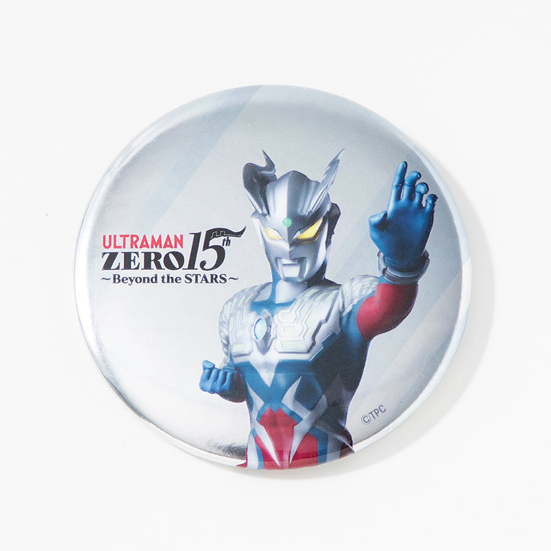 ウルトラマンゼロ15周年 記念メタリック缶バッジ – TSUBURAYA STORE ONLINE