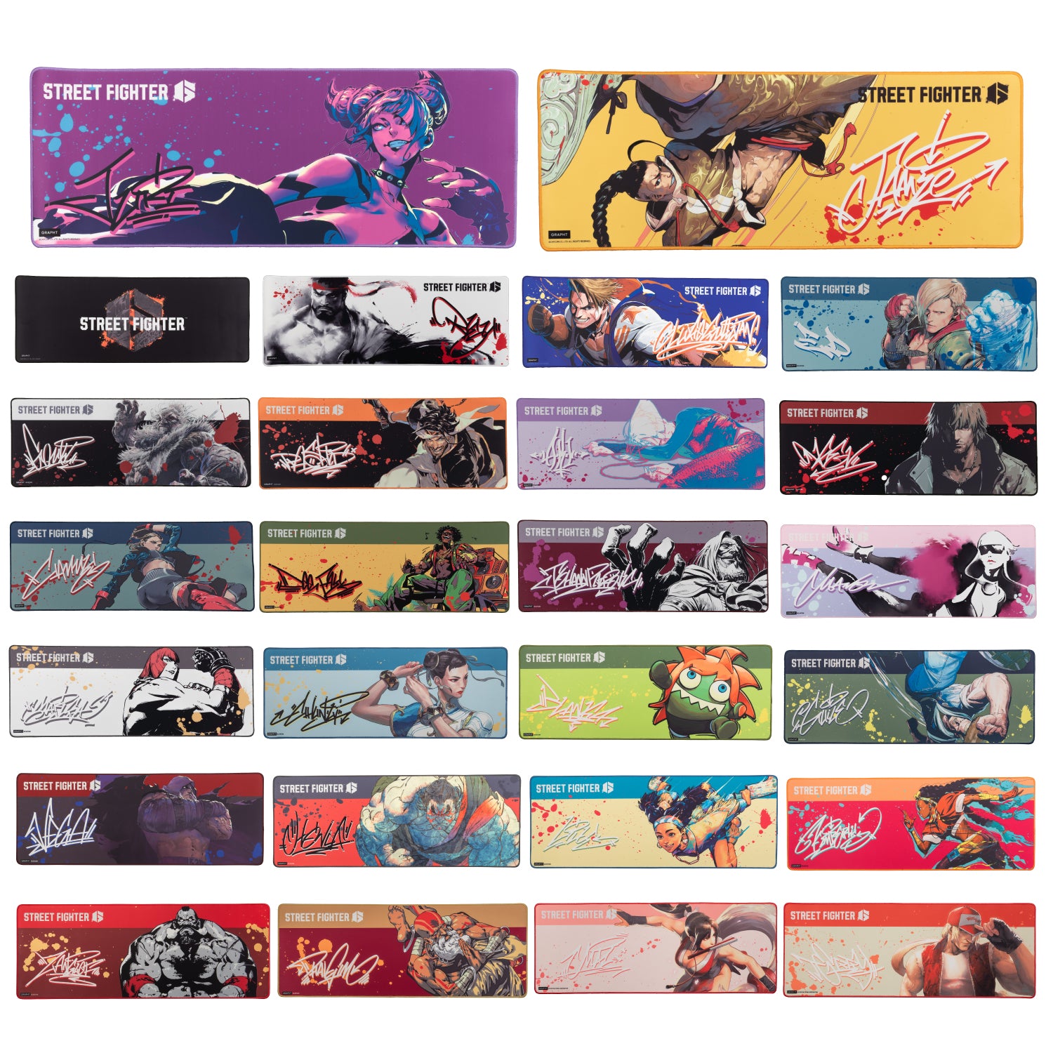 全26種】ストリートファイター デスクマット – GRAPHT OFFICIAL STORE