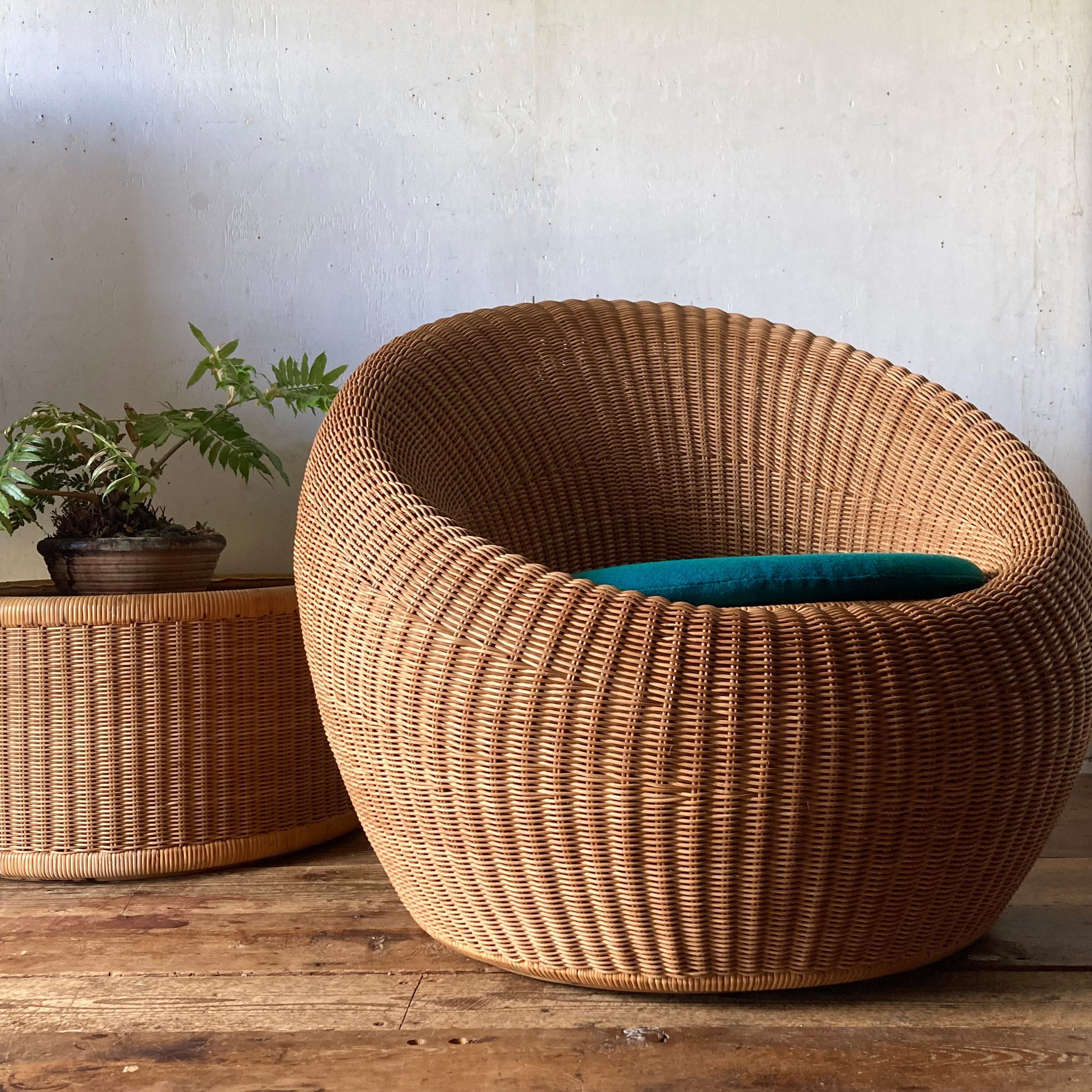 ジャパニーズヴィンテージ 国産 山川ラタン 剣持勇 レトロ ミッド