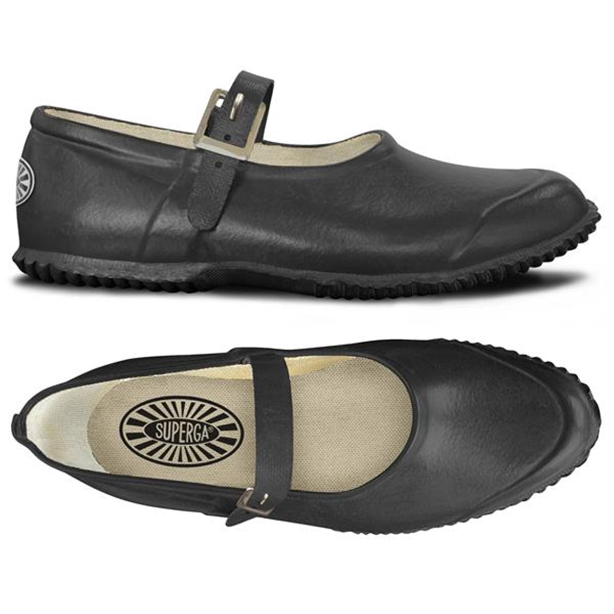 803 ラバー メリージェーン｜RUBBER MARY JANE（BLACK） – SUPERGA